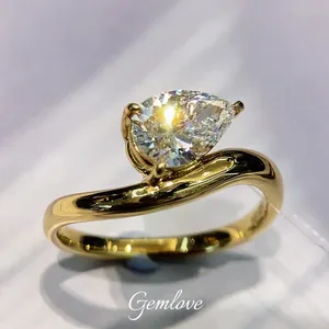 Ladies' Diamond Engagement Ring 14K/18K Gold 0.98ct Diamond Wedding Band Fine Jewellery | Round/Emerald/Square Cut