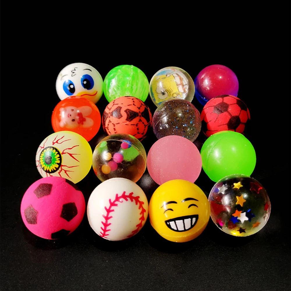 Customizable 25mm Small Clear Color Rubber Bouncy High Bouncing Ball