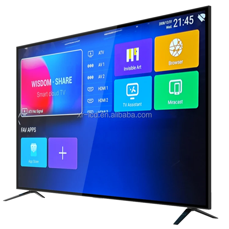 Smart TV LED Android, pantalla plana UHD, 4K, 32, 40, 43, 50, 55, 60, 65  pulgadas, barato de fábrica - AliExpress