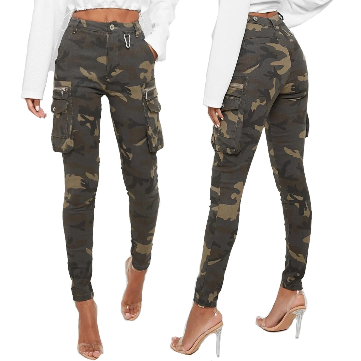 designer army fatigue cargo pants