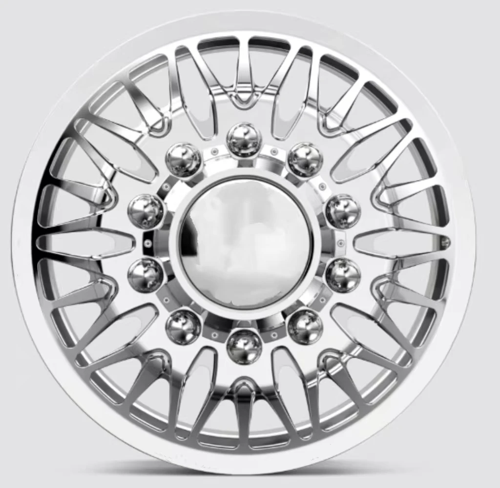 Bolun Custom Made Polished 10 Lug Truck Wheels Forged Dually Wheels for ...