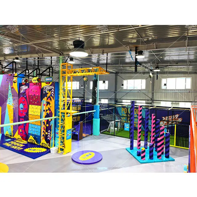 Customized Design Shopping Mall Adventure Park Trampoline Park Manufacture  Commercial Indoor Playground for Kids and Adults
