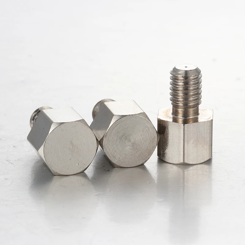 Secure Payment Precision Aluminum Lathe Machinery SpareTurning Hexagon Stud Parts manufacture