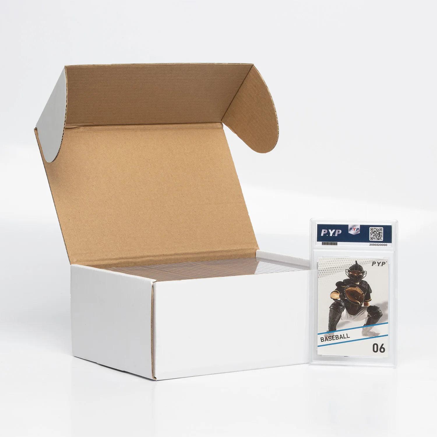 graded card storage box cardboard Single Row GradedGuard Storage Box