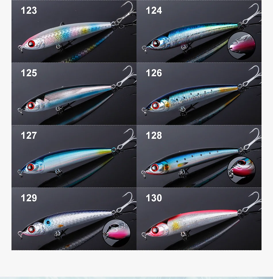 noeby varoable pencil lure 140mm 66g
