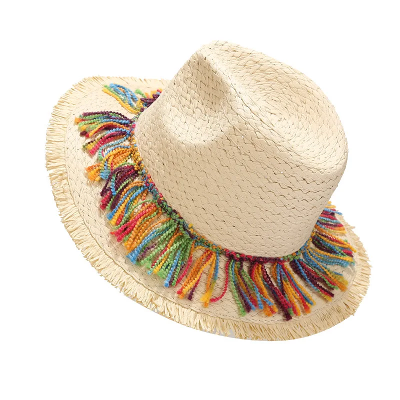 Design Summer Custom Women Panama Straw Hat Fashion Beach Uv Protection ...