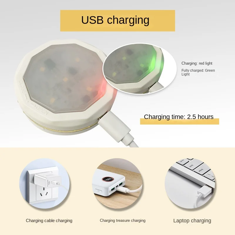 Wireless Remote Control RGB Atmosphere Light Charging Entrance Bedroom Eye protection Cabinet Light Small Night Light