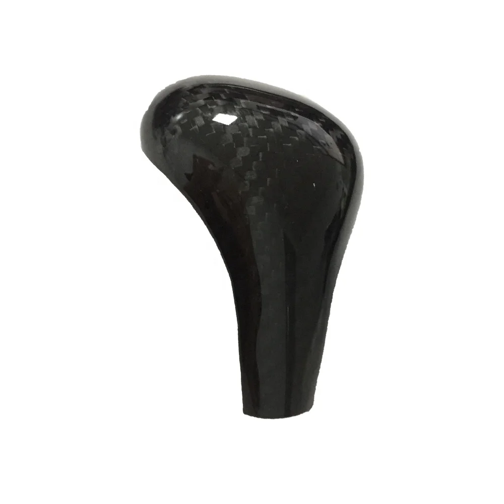 Fydun Copri Pomello Del Cambio In Fibra Di Carbonio Per Sport 2014-2017 - Rivestimento Leva Del Cambio Interni Auto, Adesivo 3M, Colore Nero Lucido - 2