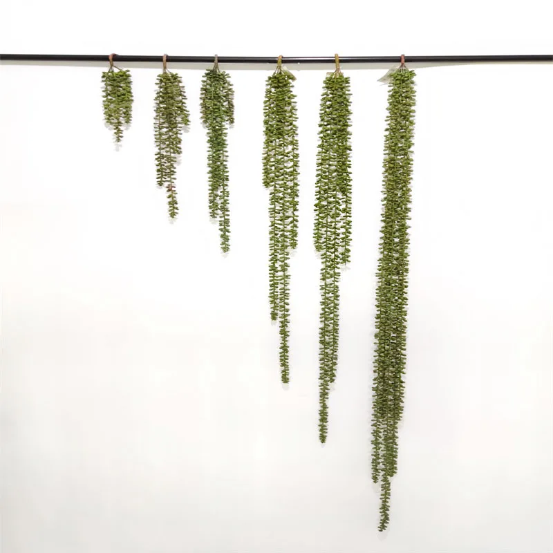 String Greenery Artificial Hanging Plants Pea Greenery String of Pearls Plant Hanging ...