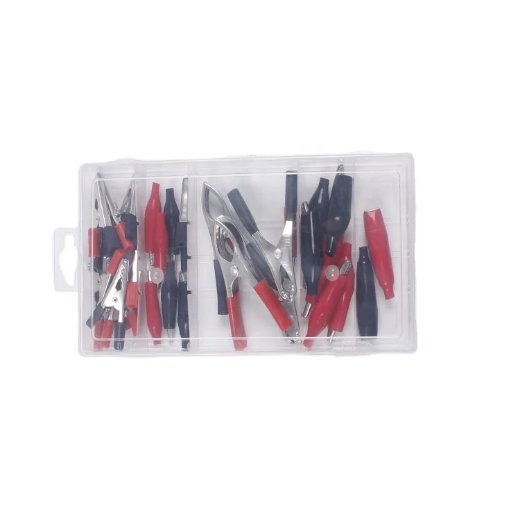 Набор электрических зажимов типа «крокодил» 28