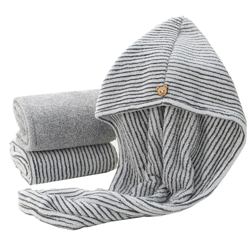 Bamboo Micro Fiber Hair Dry Towel Bamboo Ladies Salon Towel Microfiber Bamboo Hair Wrap Towel