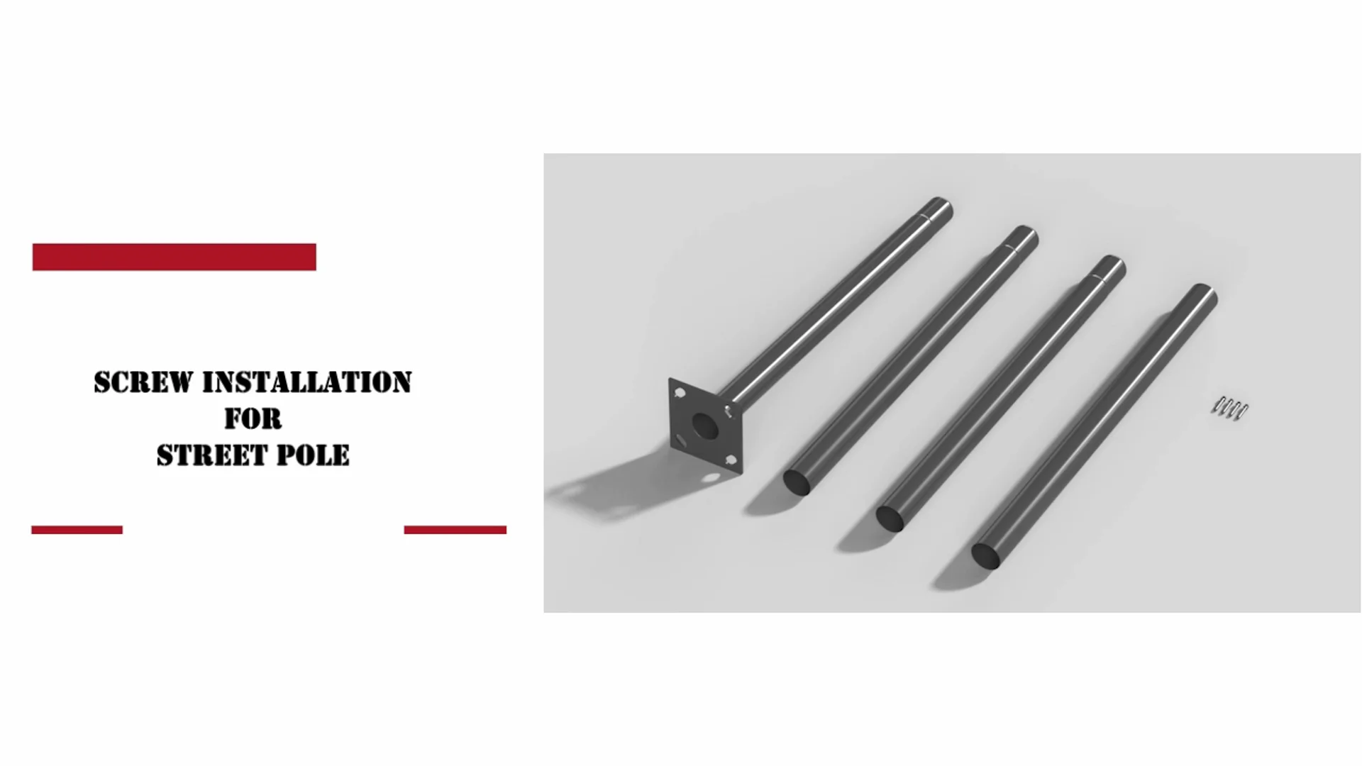 Sun Shade Sail Extension Pole Variable Height Galvanized Steel Sail