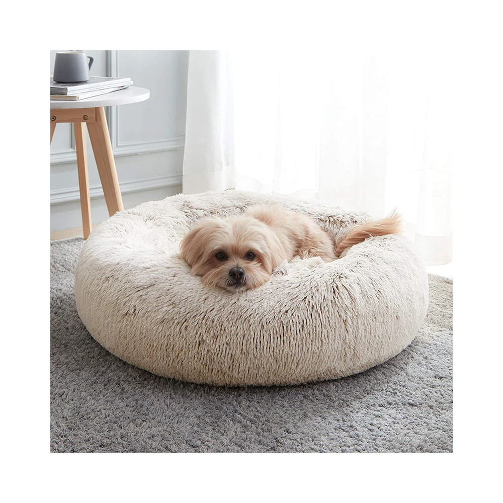 Hot Sale Comfortable Non-Slip Different Size Ultra Soft Pet Bed Soft Comfortable Warm Luxury Dog Bed