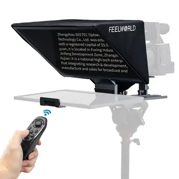 FEELWORLD OEM Customizable TP16 Teleprompter: 16" Horizontal/Vertical Tablet Ready, Logo Imprint Service, Bulk Orders
