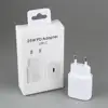 Adaptador UE blanco de 25 W con caja