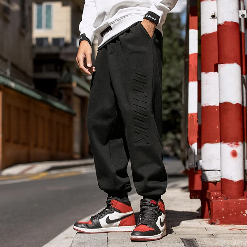 Sweatpants Baggy Soft Jogger Sweat Pants Custom Plain Drawstring 3d Embossed Logo Fleece for Men Casual Lightweight Knitted 100