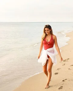 OEM Custom Printed Short Sarong Women Beachwear Customized Beach Dress