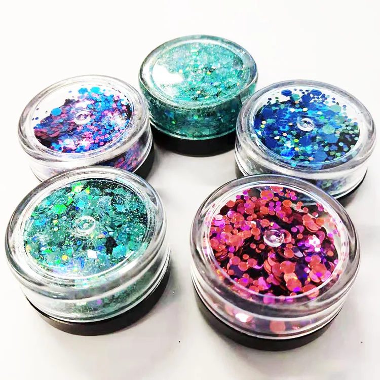 Bulk 1 Oz Glitter One Bottles Packaging Cosmetic Extra Fine Glitter