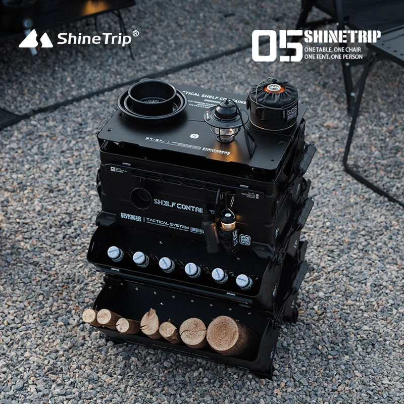 Shinetrip Outdoor Multifunctional Storage Box Aluminum Box Can Be Spliced Storage Box