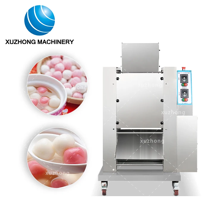 Automatic Tray Forming Tang Yuan Machine Glutinous Rice Ball Filling Machine  Dough Divider Rounder Tapioca Pearl Making Machine