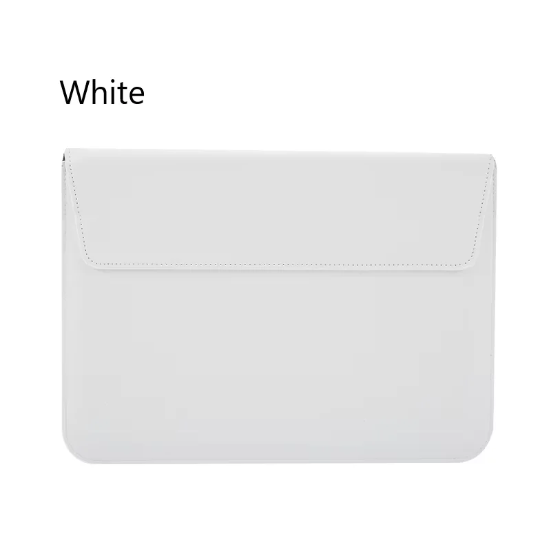 product laptop sleeve case pu leather for macbook pro 16 2021  2019 a2141 slim envelope bag with stand feature-36