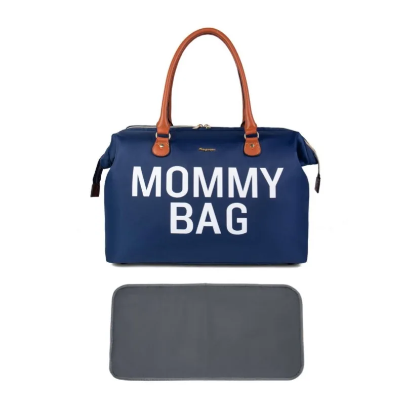 Wholesale Large Capacity Black Tote Mommy Bag Lequeen Baby Diaper Bag Customise Buy Mommy Bag