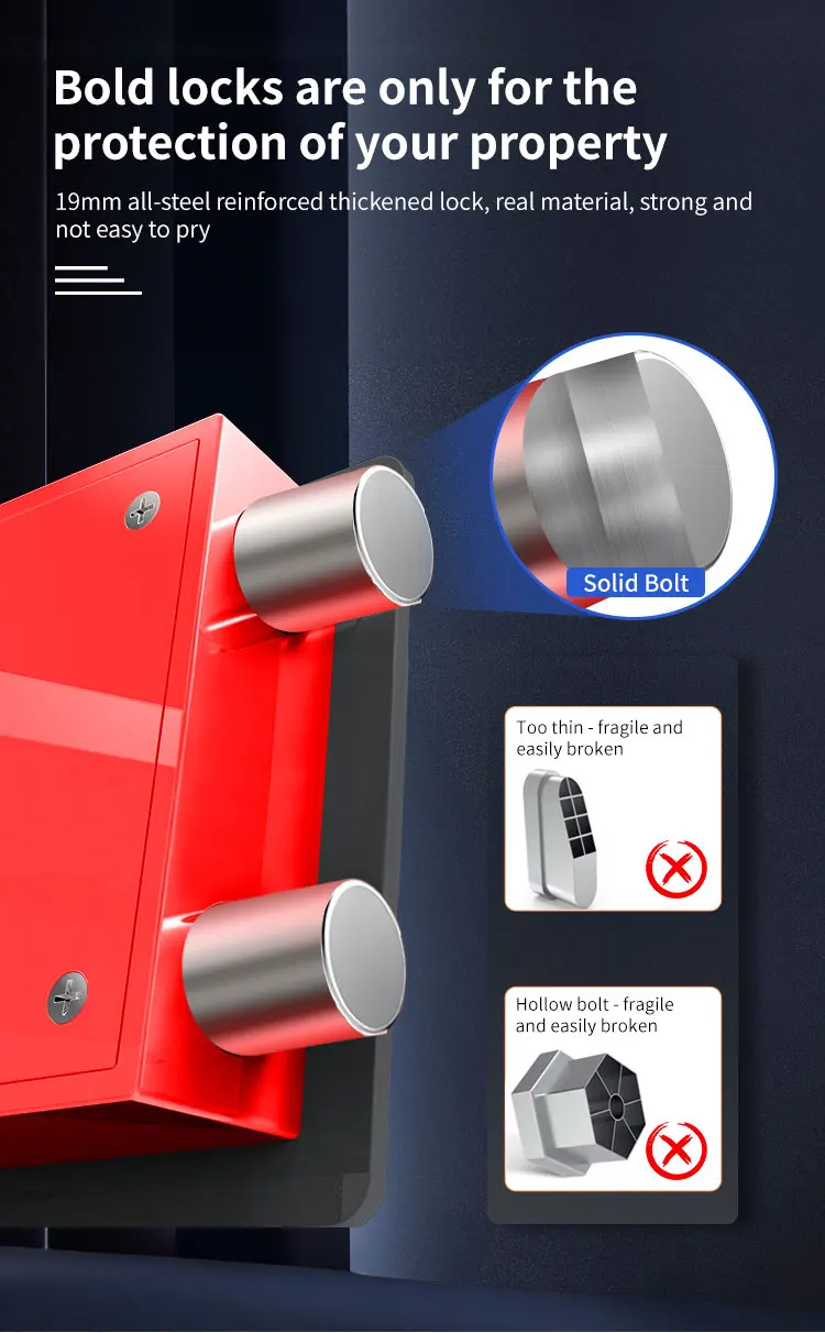 CEQSAFE Safety Box With Digital Coded Lock Small Electronic Mini Deposit Key Office Home Safe Box factory