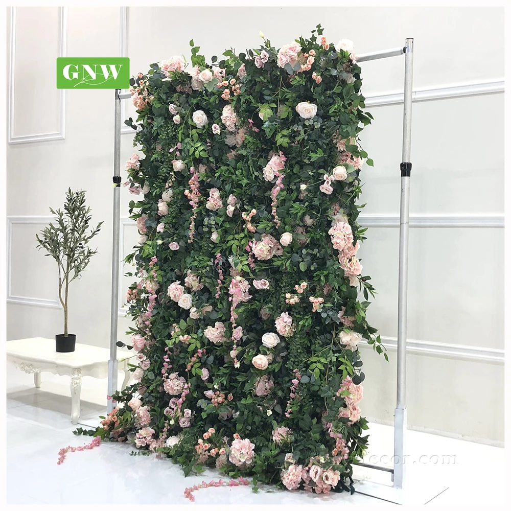 Flower Frame Wall Circle Event Stage Portable Curtain