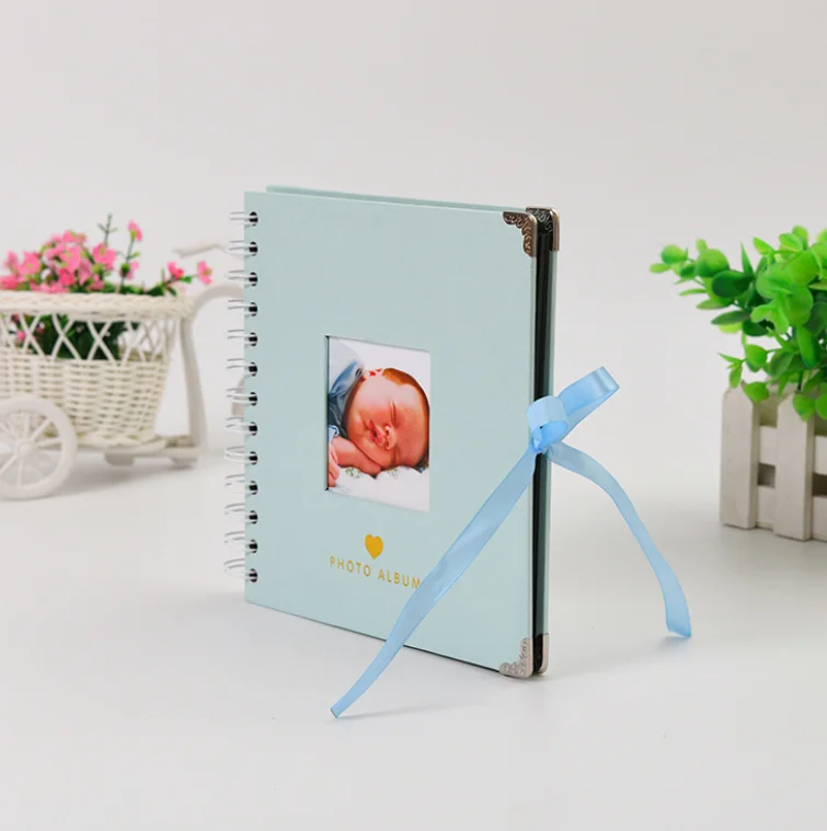 Custom Self Adhesive Photo Album Pag Autocoll Baby Magnetic Scrapbook with Laminated Sheets