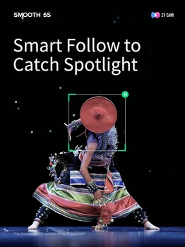 Zhiyun Smooth 5S Phone Gimbal 3-Axis Smartphone Stabilizer with Built-in Fill Light product image