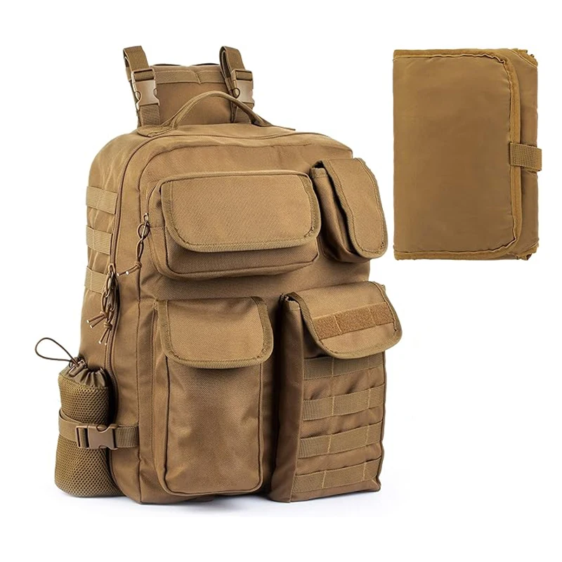 Custom Durable Tactical Diaper Backpack Daddy Baby Backpack Diaper Bag ...