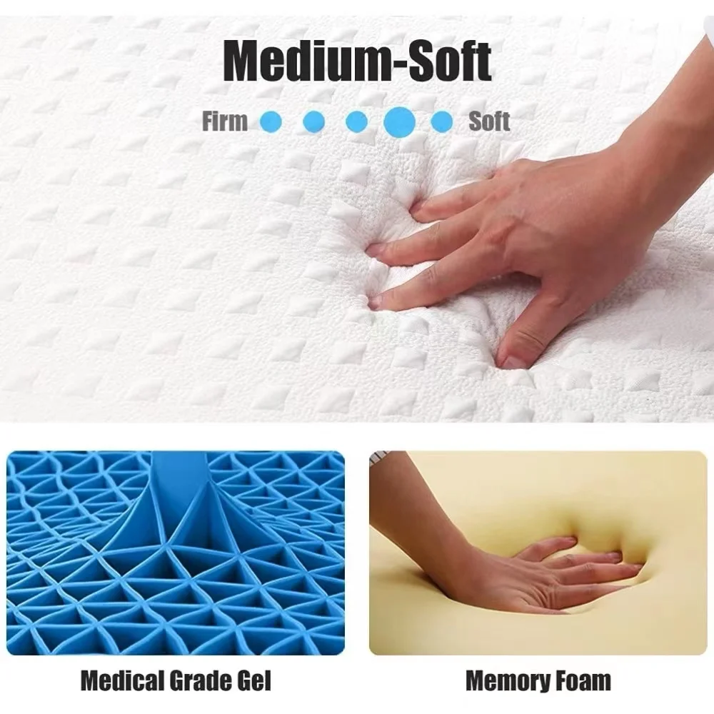 High Air Permeability Tpe Silicone Mattress Cooling Gel Memory Foam ...