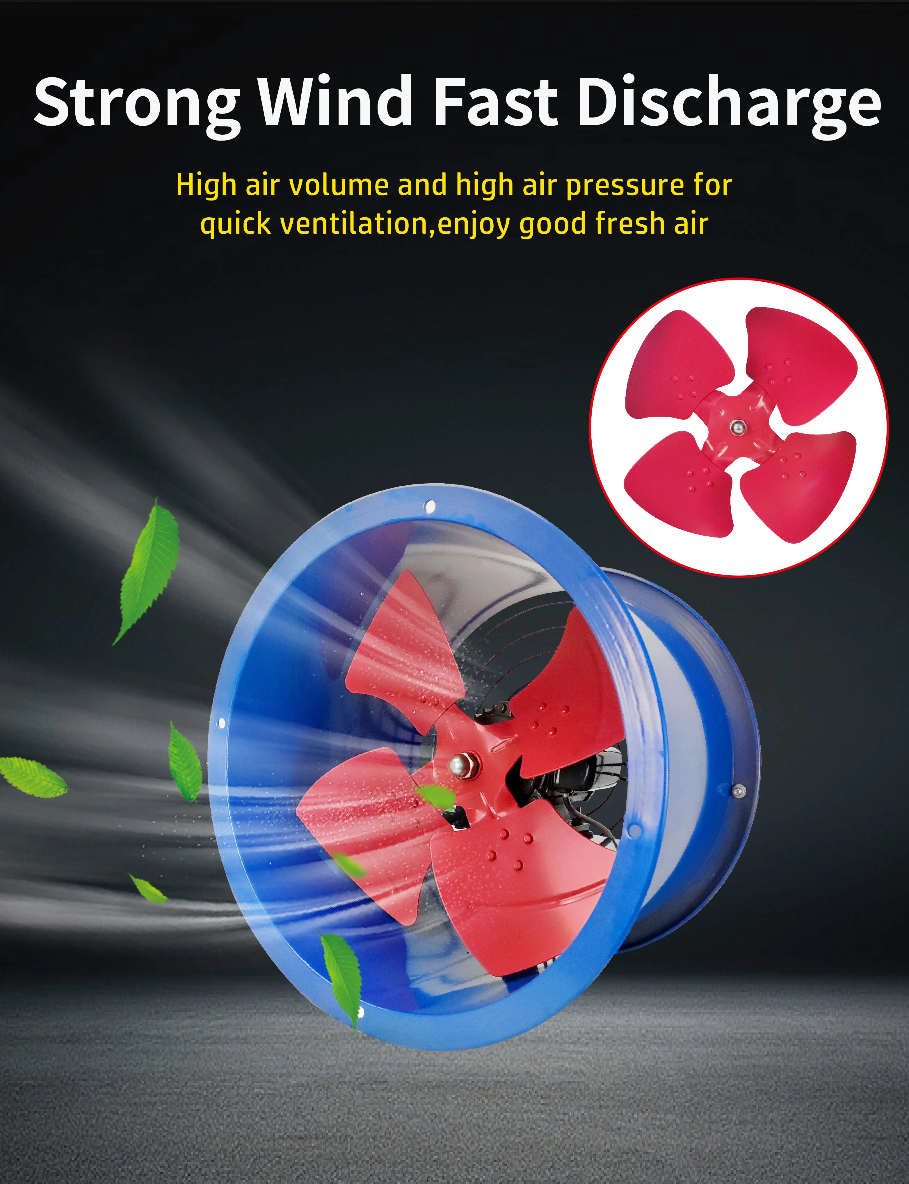 Flow Industrial Ventilation Fan, 14", Axial - detail 24