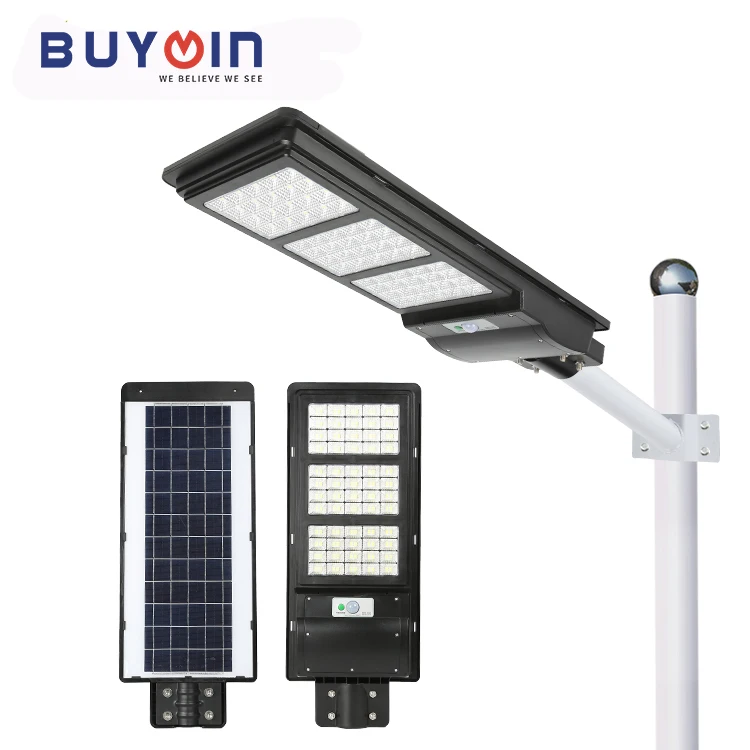 Наружное освещение уличная дорожная лампа на солнечной батарее садовые фонари с датчиком движения отражатель светодиодная 120 Вт все в