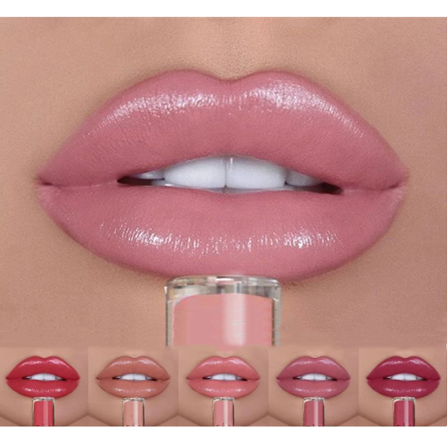 Крем-помада для губ блеск жидкая помада долгое время без выцветания