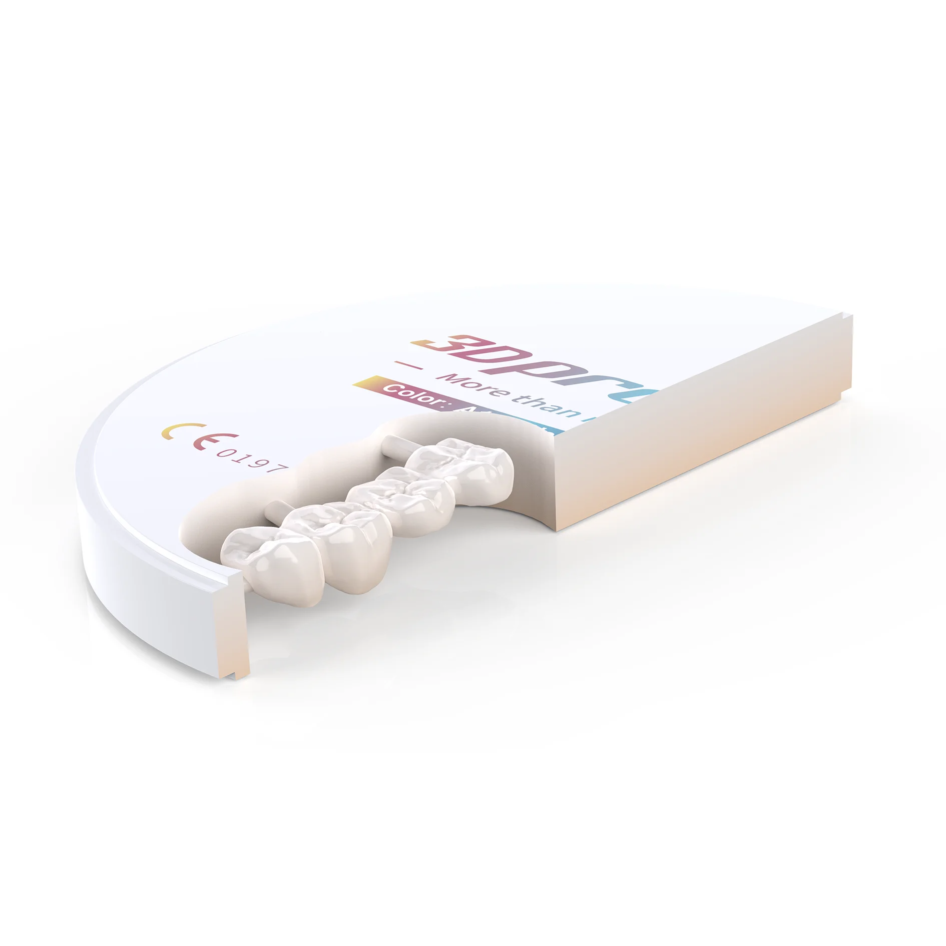 Aidite 3Dマルチレイヤー歯科用ジルコニアディスク 高強度1050MPa