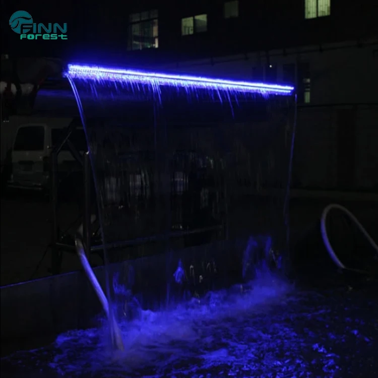 60CM Waterfall Cascade Outdoor Garden Led Artificial  Water Blade Cascade for  Pool Pond