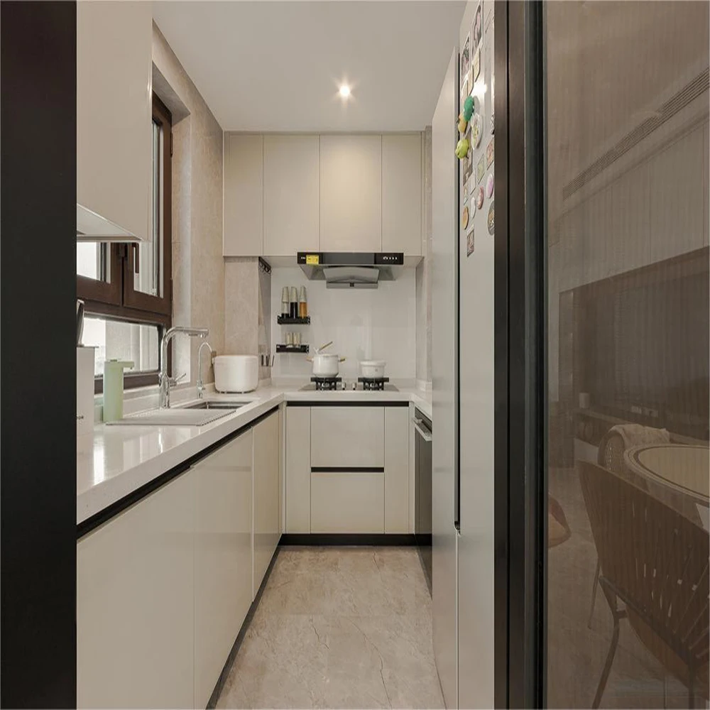 Europe Shaker Modern Kitchen Cabinet With Wood Stainless Steel Kitchen Furniture Modular Shaker Kitchen Cabinet