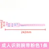 Pulseras infantiles, azules, 100 unidades/caja