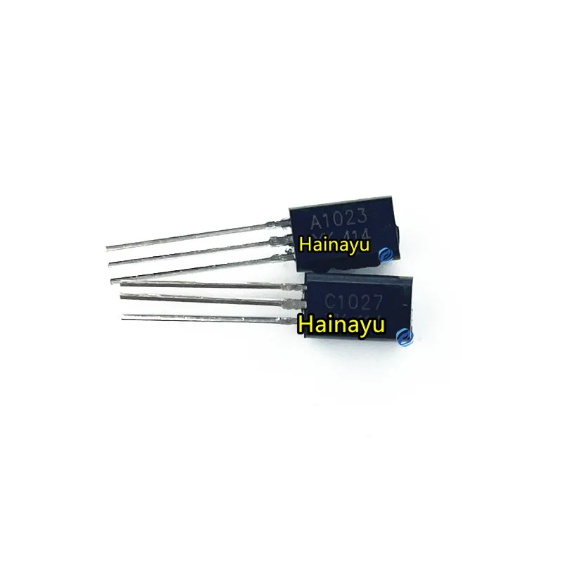 50 Pairs C1027 / A1023 Transistors – 2SC1027-Y / 2SA1023-Y TO-92L