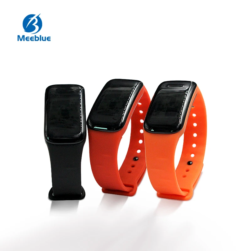 Meeblue Social Distance Bracelet Alarm Vibration Reminder Bluetooth Ibeacon