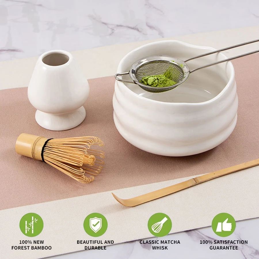 Aangepaste Matcha Gift Set 1 tot 10 stuks Japanse Matcha Tool met Oem Gift Box 8 Hf6a60e4ccbb24cb8af598ac1da01a3763
