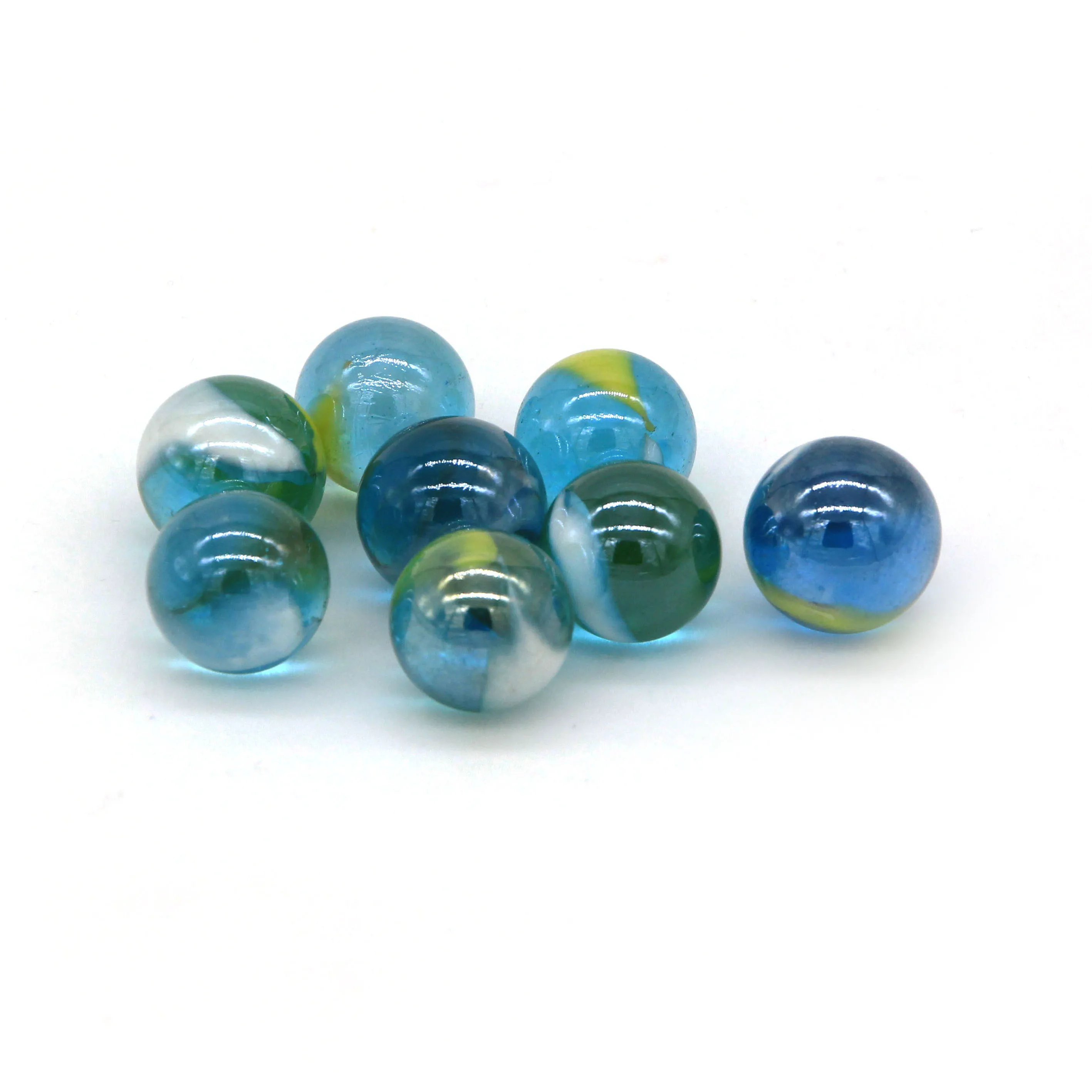 Цветные стеклянные шарики игрушка круглый стеклянный шар