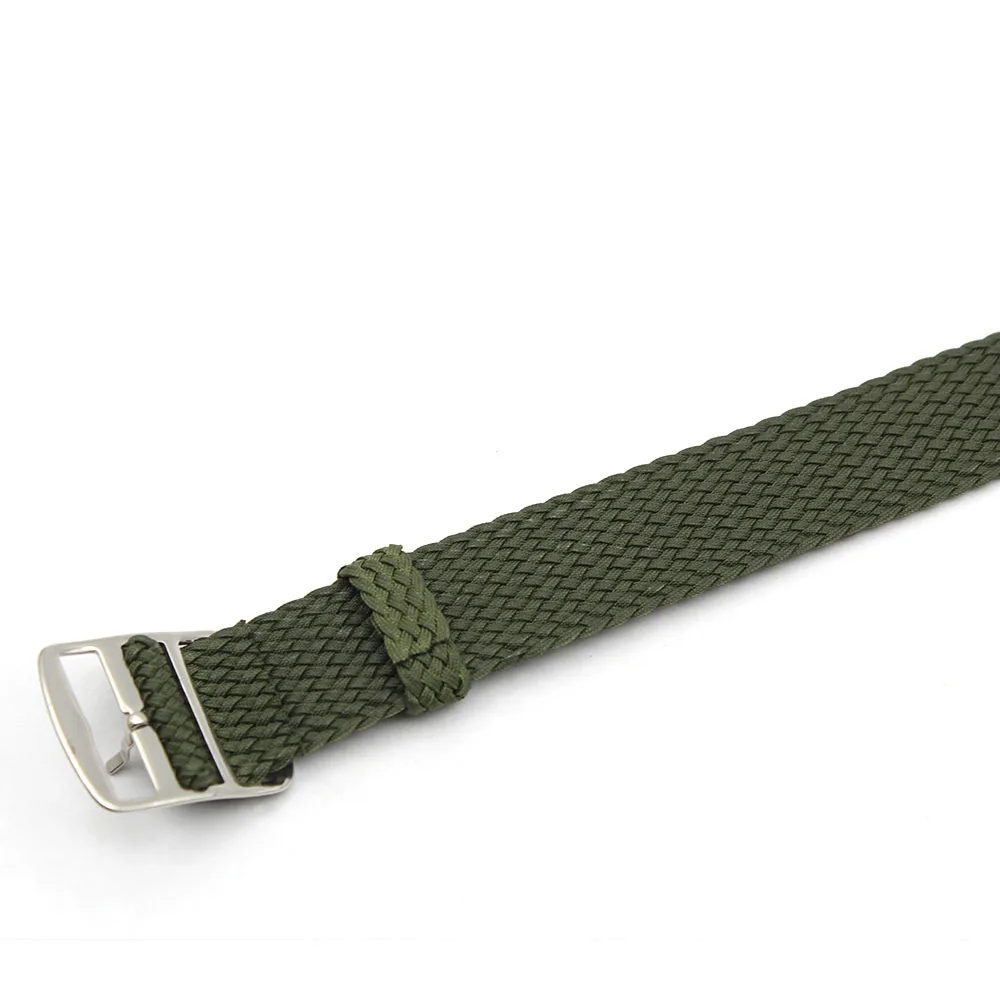 ANNEFIT Cinturino per Orologio in Nylon 22mm per Uomo e Donna con Fibbia Nera in Acciaio Inossidabile (Rosso