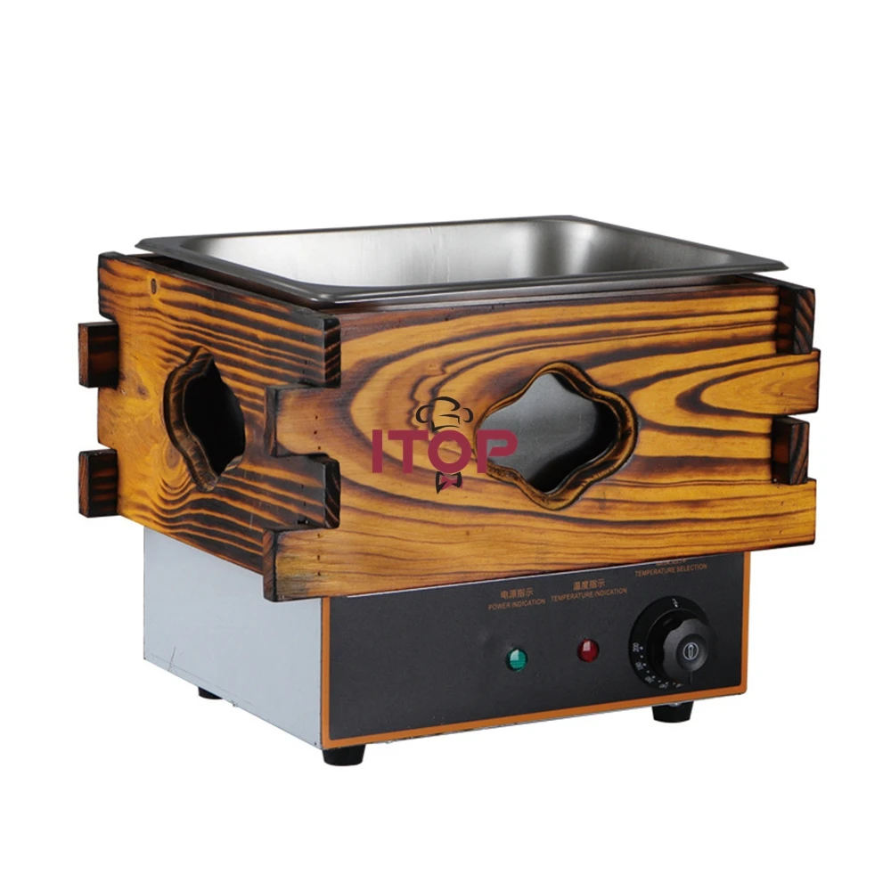Electric Oden Cooking Machine Wooden Box Kanto Cooking Machine Commercial Electric Skewer Oden Machine