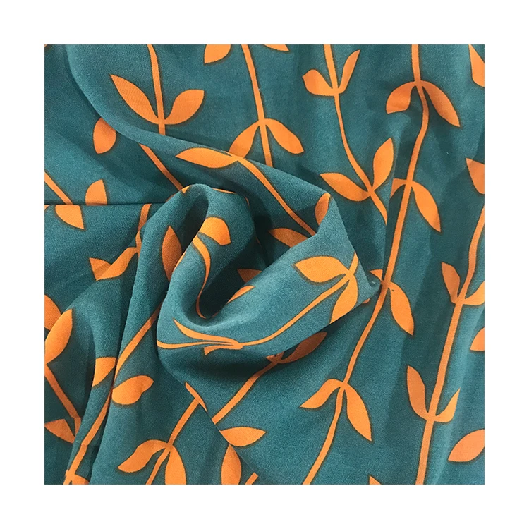 32S 36S дешевая вискозная ткань с принтом из Китая