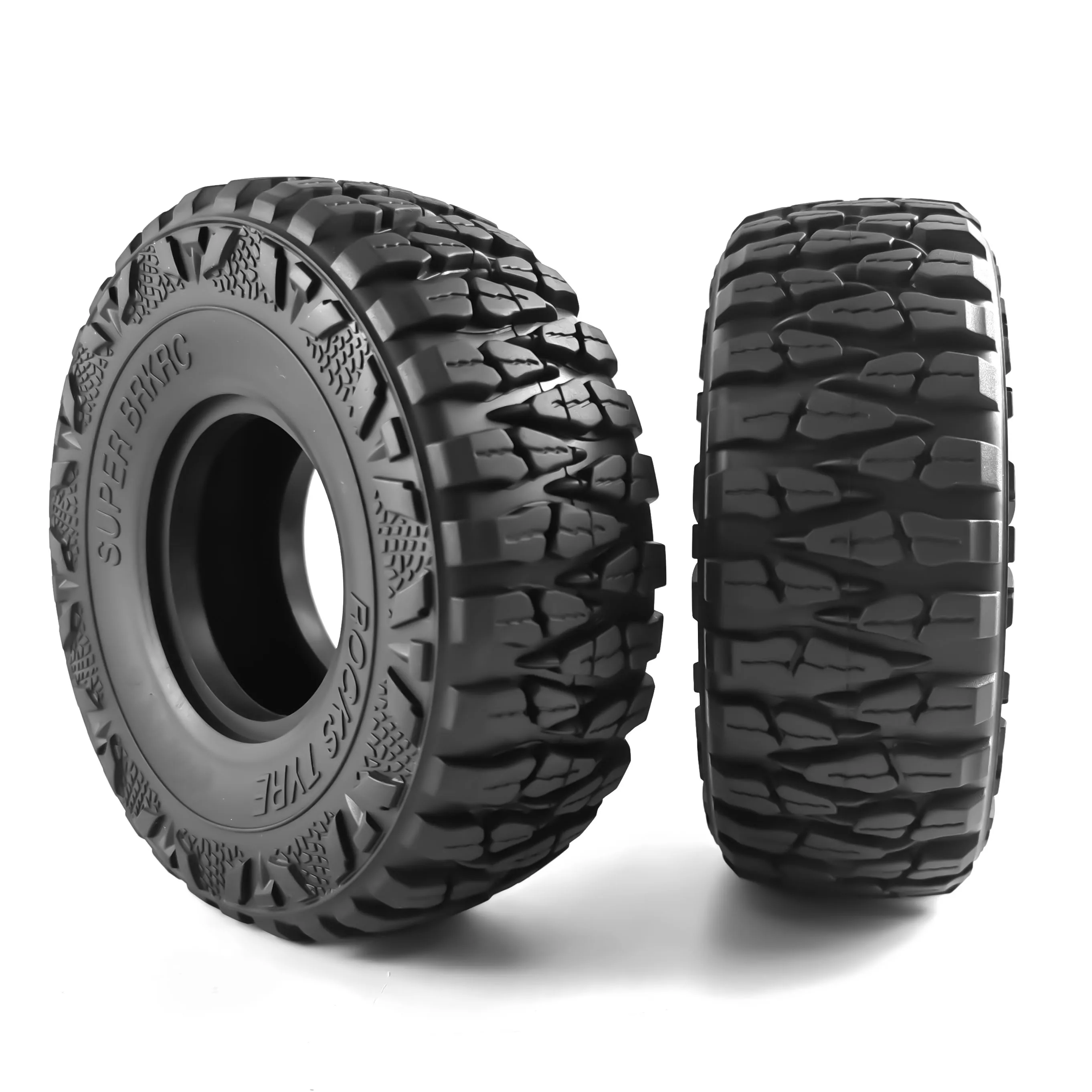 1/6 Scale 67mm Width RC Crawler Tires for Axial SCX6 - Durable RC Car ...