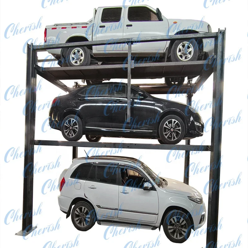 Multi Level Car Stacker Triple Parking Car Lift for Garage