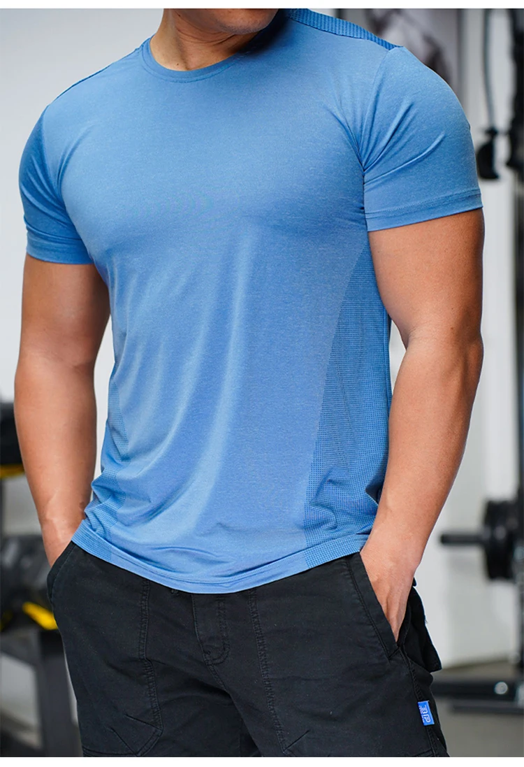 Men's Sportswear Gym Lightweight Clothing Quick Dry Tshirt Athletic