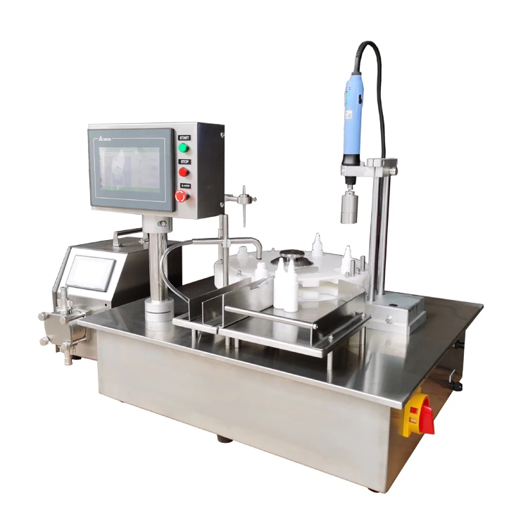Desktop Automatic Small Filling and Capping Machine for Bottles